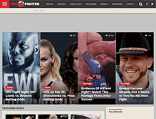 Tablet Screenshot of mixfighter.com